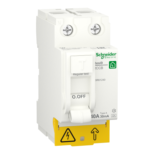 Диференційне реле Schneider Resi9 А 2P 40A 30мA R9R61240