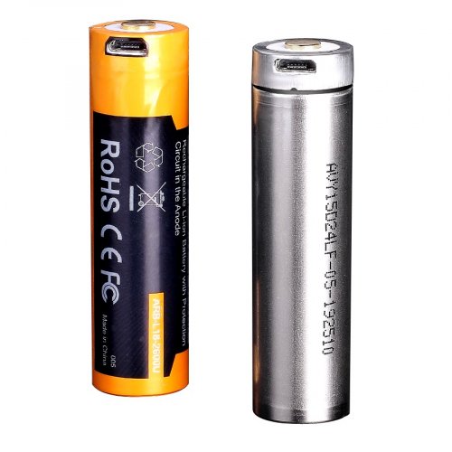 Аккумулятор Fenix ​​18650 3500mAh micro usb зарядка ARB-L18-3500U