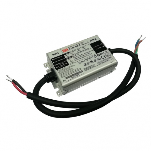 Блок питания Mean Well 50W 22-54V 2.1А IP67 XLG-50-A