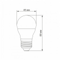 LED лампа Videx G45h 4.9W E27 4100K VL-G45h-49274