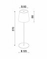 Настольная LED лампа аккумуляторная Kloodi 5W 23000K IP20 черный TA-5V POP 3K BK Настольная LED лампа аккумуляторная Kloodi 5W 23000K IP20 черный TA-5V POP 3K BK