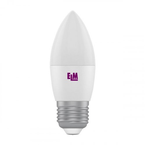 LED лампа ELM С37  5W PA10L E27 3000 18-0070