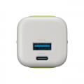 Мережевий зарядний пристрій HAVIT GaN 33W USB-A+USB-C HV-UC230-GYGN Мережевий зарядний пристрій HAVIT GaN 33W USB-A+USB-C HV-UC230-GYGN