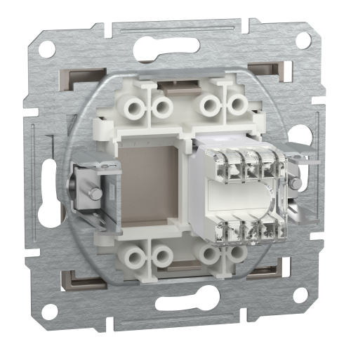 Розетка комп'ютерна RJ45 кат.5е UTP Schneider Asfora Бронза EPH4300169