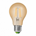 Мультипак "1+1" Eurolamp світлодіодна лампа філамент A60 8W E27 4000K (deco) MLP-LED-A60-08274(Amber)new