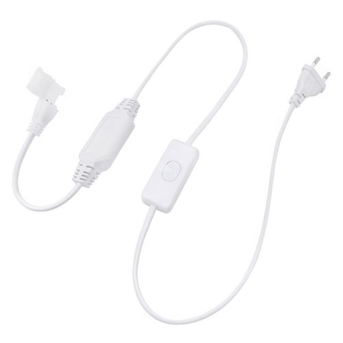 Кабель LT для светодиодного неона 220V 5х10мм с выключателем 94198