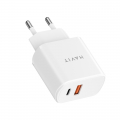 Мережевий зарядний пристрій HAVIT 20W USB-A+USB-C White HV-UCP019-WH