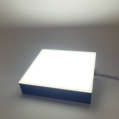 LED светильник накладной Biom 12W 5000К IP40 квадрат черный NL-2-S12-B-5 25799