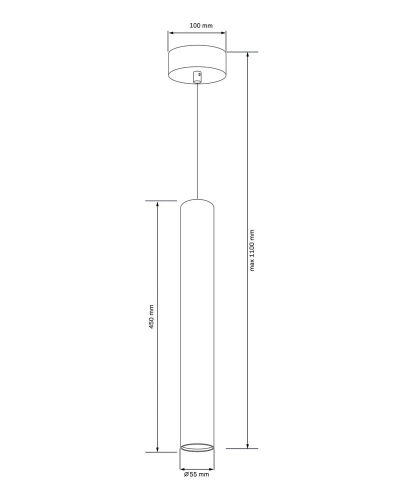 Подвесной светильник Goldlux Lungomare GU10 медный 326133