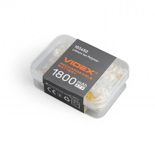 Аккумулятор Videx Li-pol 1800mAh 3.7V VLF-B103450-18