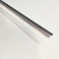 Комплект Biom профиль накладной алюм. неанод ЛП7 + рассеиватель прозрачный LP-7NA+LC-U