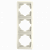 Рамка тройная вертикальная Viko Carmen кремовая (90572003)