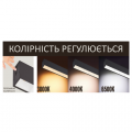 Підвісний LED світильник Horoz FORTUNE5-40 40W 3ССТ 3000/4500/6500K чорний 019-051-1040-020