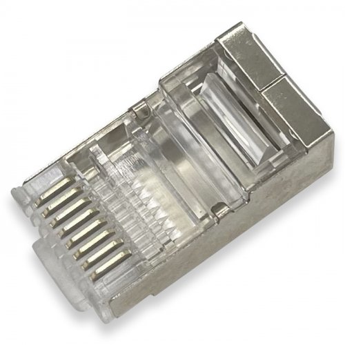 Конектор Gear RJ-45 САТ.5E екранований 8P8C FTP 100шт GC-FTPC5E8P8CRJ45-100