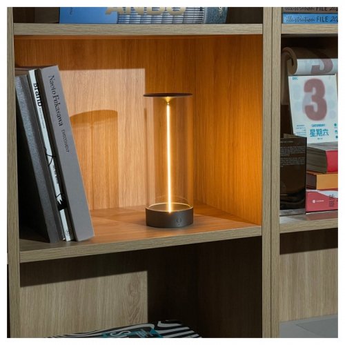 Настільний світильник Zuma Line Esterno LED з акумулятором USB 1.2W 2700K IP20 чорний 1002