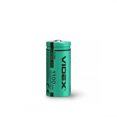 Акумулятор Videx Li-Ion 18350 (без захисту) 1100mAh 118350/1100/1B