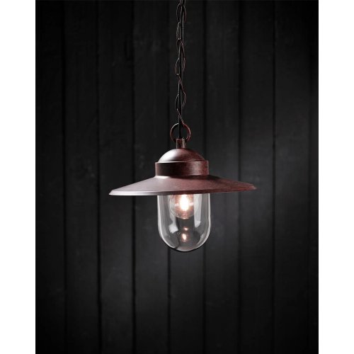 Підвісний LED світильник Nordlux Luxembourg E27 IP33 коричневий 72805009