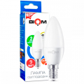 Світлодіодна лампа Biom свічка 9W E14 4500K BT-589