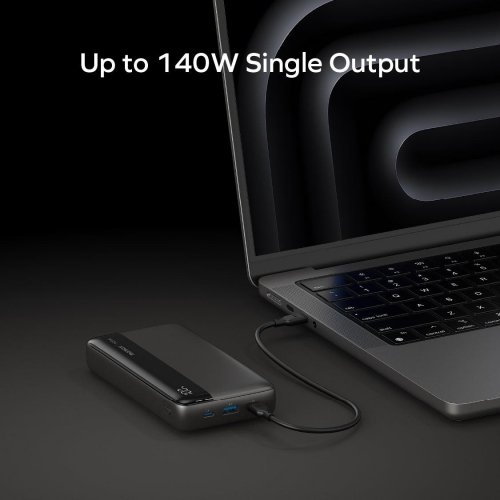 Портативное зарядное устройство (повербанк) Momax 25000mAh USB-C BLACK IP150D