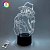 3D светильник "Портгас Д. Эйс" с пультом+адаптер+батарейки (3ААА) 34567898765-3D