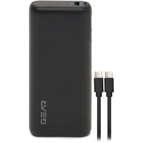 Портативний зарядний пристрій (повербанк) Gear 20000mAh PD70W 2C+1A DL203C